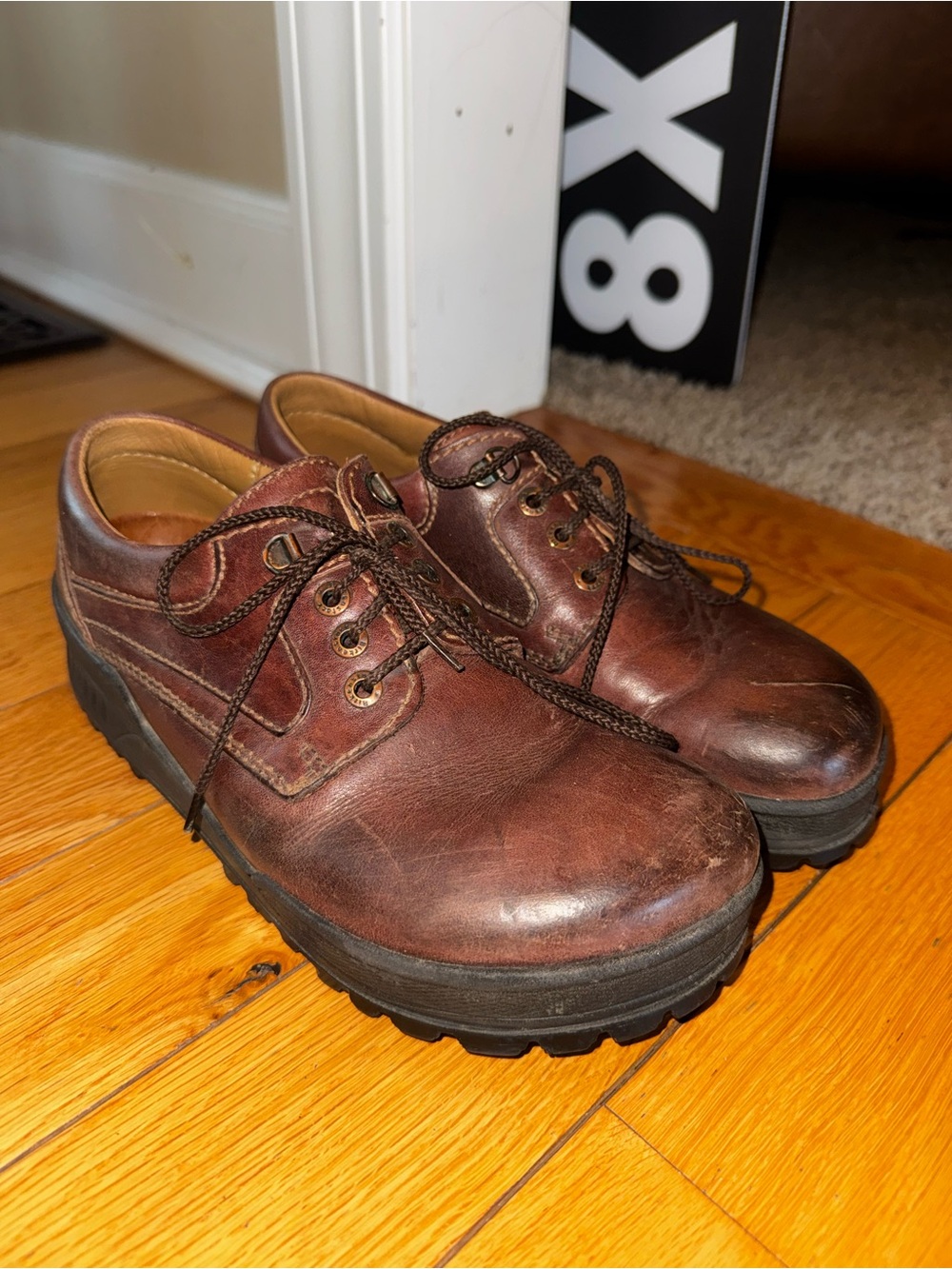 Womens Birkenstock Leather Shoes Size 38